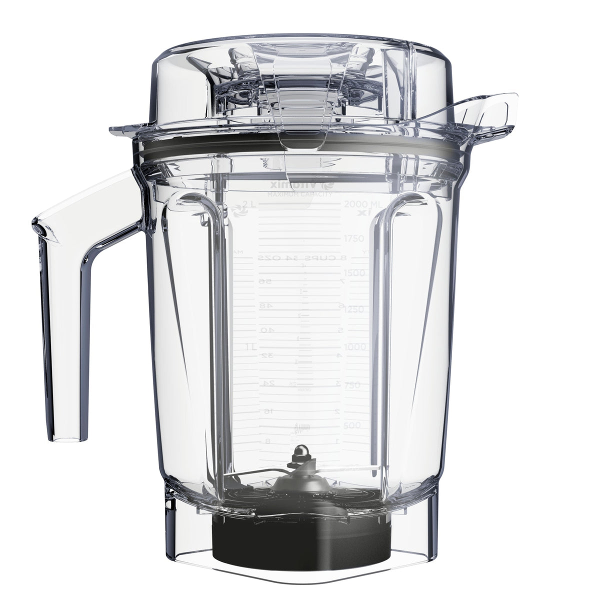 Vitamix 2,0-Liter-Interlock-Behälter transparent mit Deckel und Verriegelungssystem